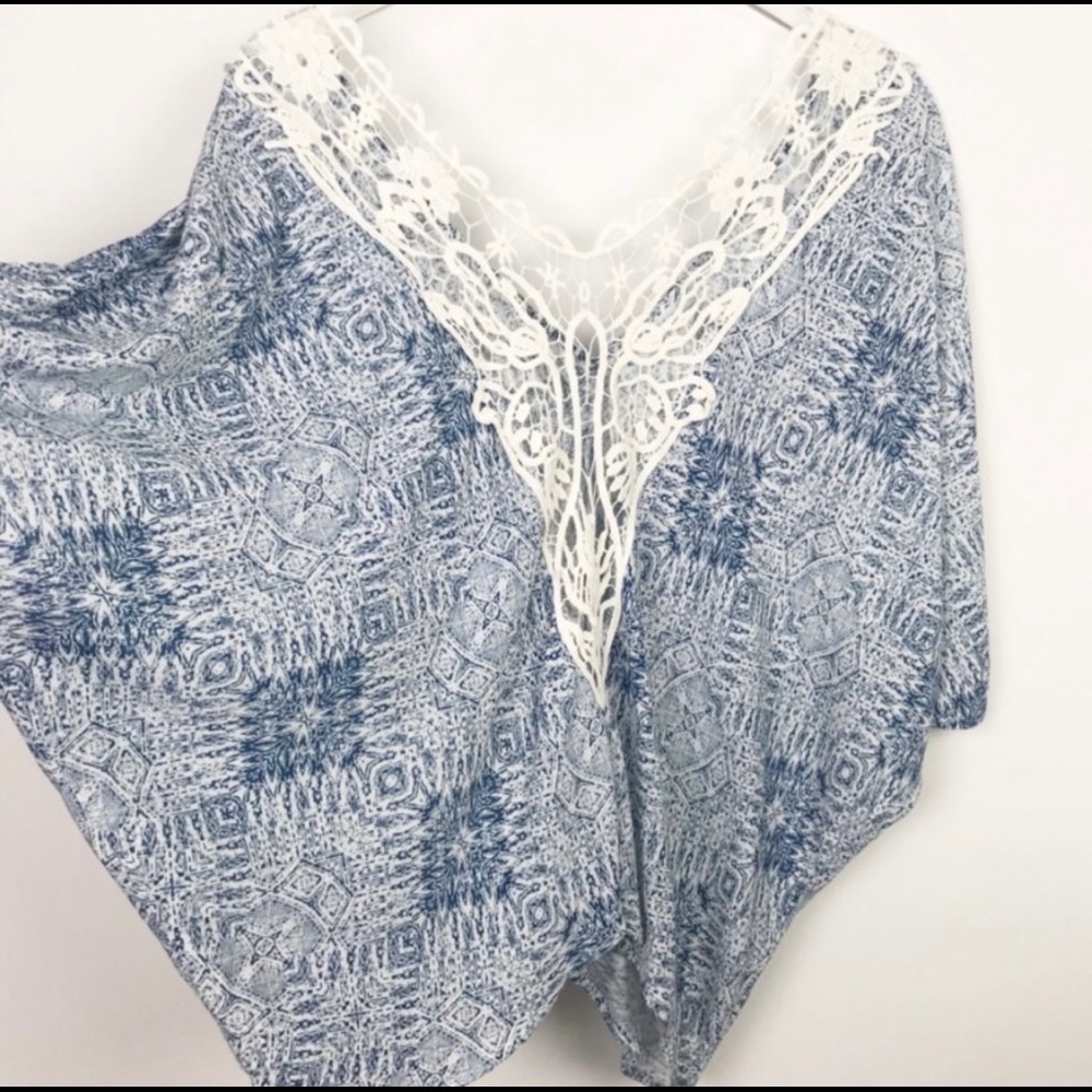 Love Stitch Crochet Top, Size L